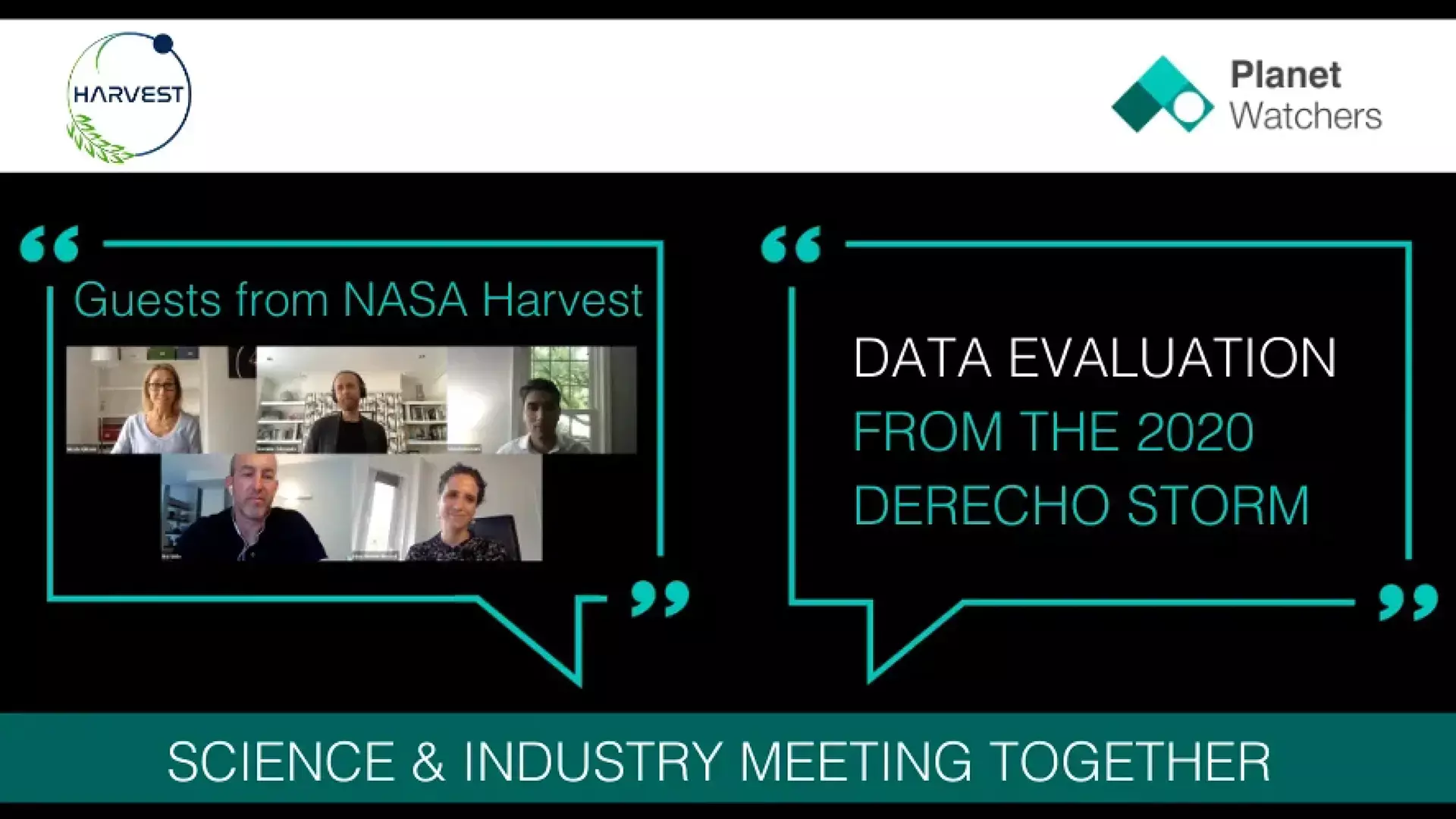 Webinar-Data Evaluation from the derecho storm